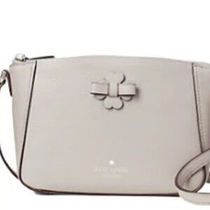Kate Spade Talia Leather Crossbody in Soft Taupe EUC